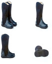 Made in Spain Girls Suede Heart Shaped Nappa Boot EU27-EU36 Marino